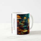 Mug Souris dans sa maison (Devant droit)