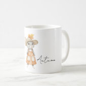 Mug Souris d'Automne Orange (Devant droit)
