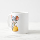 Mug Souris de dessin animé adorable (Devant gauche)
