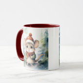Mug Souris de Noël (Devant gauche)