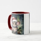 Mug Souris de Noël (Devant gauche)