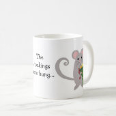 Mug Souris de Noël avec chaussettes (Devant droit)