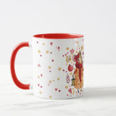 Mug Souris de Noël avec lanterne (Gauche)