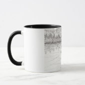 Mug Souris de Noël de patinage de glace, (Gauche)