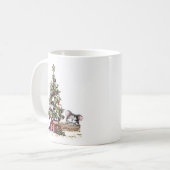 Mug Souris de Noël sous l'arbre (Devant gauche)