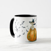 Mug Souris de sorcière mignonne d'Halloween (Devant gauche)
