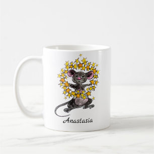 Mug Souris d'étoile de Noël Joyeux personnalisées