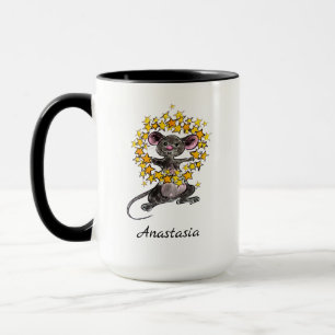 Mug Souris d'étoile de Noël Joyeux personnalisées
