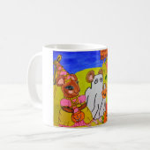 MUG SOURIS D'HALLOWEEN FRIANDISES OU SORTILÈGES (Devant gauche)