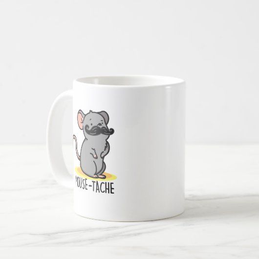 Mug Souris Drôle Mouse Pun (Devant gauche)
