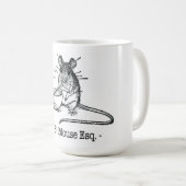 Mug Souris et moto (Devant droit)
