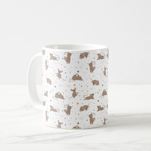 Mug Souris faisant du yoga (Devant gauche)