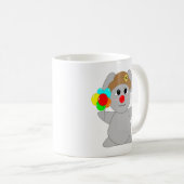 Mug Souris grise clown énorme (Devant droit)