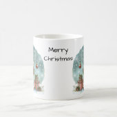 Mug Souris mignonne à Santa Hat avec des cadeaux enrob (Centre)
