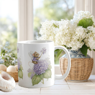 Mug souris mignonne avec des ailes de papillon