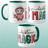Mug Souris mignonne magie de Noël