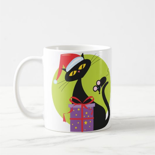 Mug Souris Noir Chat Noir 1950 (Gauche)