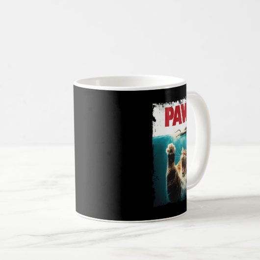 Mug Souris Parodique Chat Souris Humoristique Chat Cha (Devant droit)