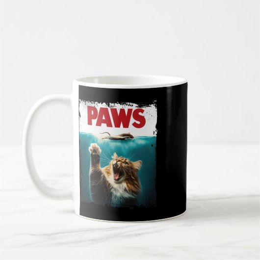 Mug Souris Parodique Chat Souris Humoristique Chat Cha (Gauche)