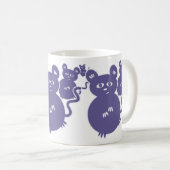 Mug Souris pourpres malfaisantes se levant pour (Devant droit)