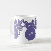 Mug Souris pourpres malfaisantes se levant pour (Devant gauche)