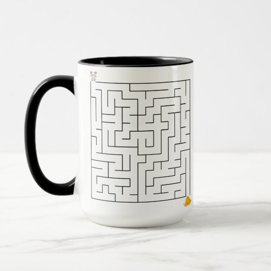 Mug Souris rat Cheese Maze Aventure Puzzle labyrinthe (Gauche)