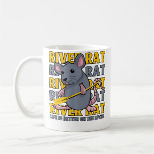 Mug Souris Rat de Rivière Rongeur La Vie Est Meilleure