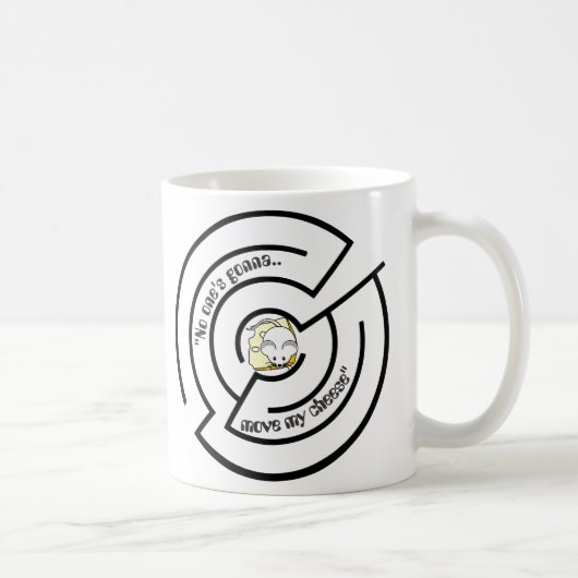 Mug Souris têtue en Maze de fromage (Droite)