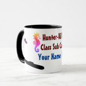 Mug Sous-capitaine de classe Hunter-Killer. (Devant gauche)