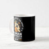 Mug Sous-Estimer L'Esprit D'Une Femme Mme Warrior (Devant gauche)
