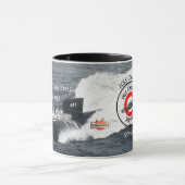 Mug Sous-image USS Cincinnati (SSN-693) Mug/BG (Centre)