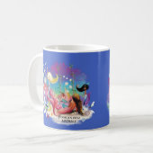 Mug Sous La Mer Sirène Océan Purple Turquoise (Devant gauche)