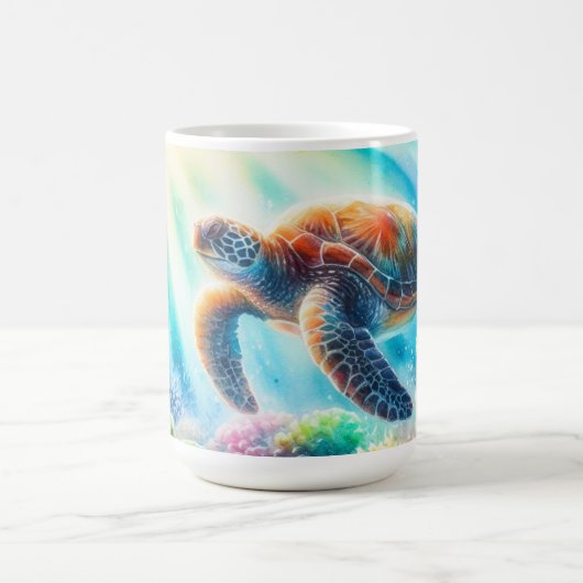 Mug Sous la tortue de mer (Centre)