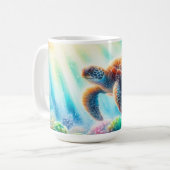 Mug Sous la tortue de mer (Devant gauche)