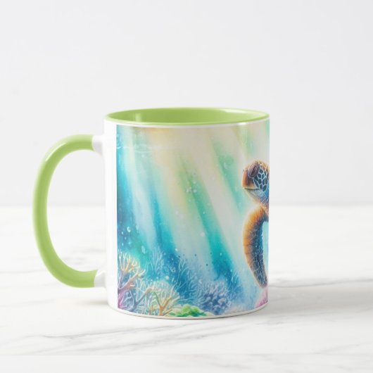 Mug Sous la tortue de mer (Gauche)