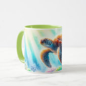 Mug Sous la tortue de mer (Devant gauche)