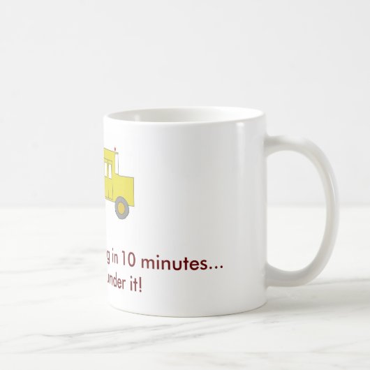 Mug Sous l'autobus (Droite)