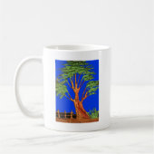 Mug Sous le ciel bleu : La collection d'arbres Acacia (Gauche)