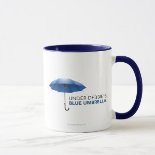 Mug Sous le parapluie bleu de Debbie