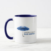 Mug Sous le parapluie bleu de Debbie (Gauche)