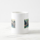 Mug Sous le pont de Mannen par Katsushika, Hokusai (Centre)