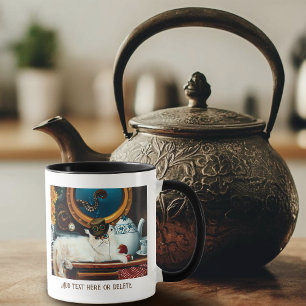 Mug Sous-marin crème victorien steampunk pour thé de c