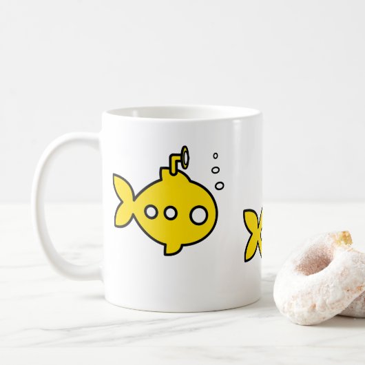 Mug Sous-marin Goldfish (Avec donut)