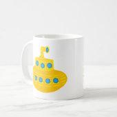 Mug Sous-marin jaune (Devant gauche)
