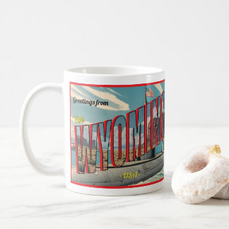 Mug Sous-marin Wyoming Pour USA Retro Carte Postale