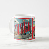 Mug Sous-marin Wyoming Pour USA Retro Carte Postale (Devant gauche)