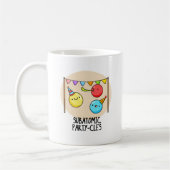 Mug Sous-Parti Atomique - cycles Funny Science Pun (Gauche)