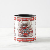 Mug Sous-programme de colère avertissement ! Drôle de (Centre)
