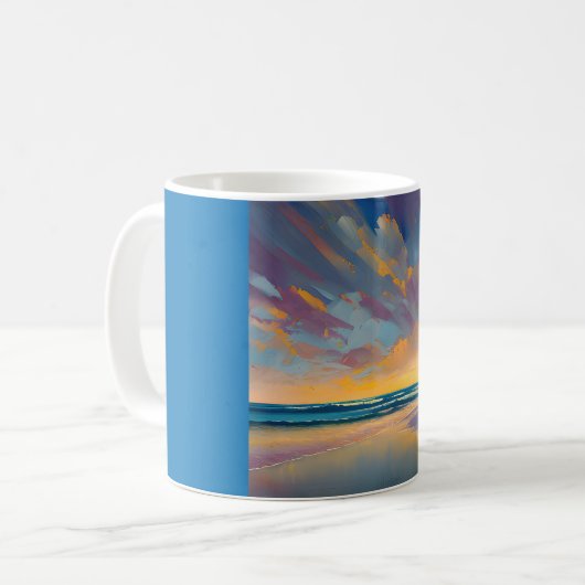 Mug "Sous un ciel majestueux". (Devant gauche)