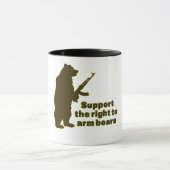 Mug Soutenez la droite d'armer des ours (Centre)